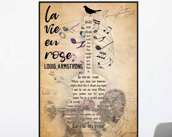 La Vie En Rose Song Etsy La Vie En Rose Song Etsy