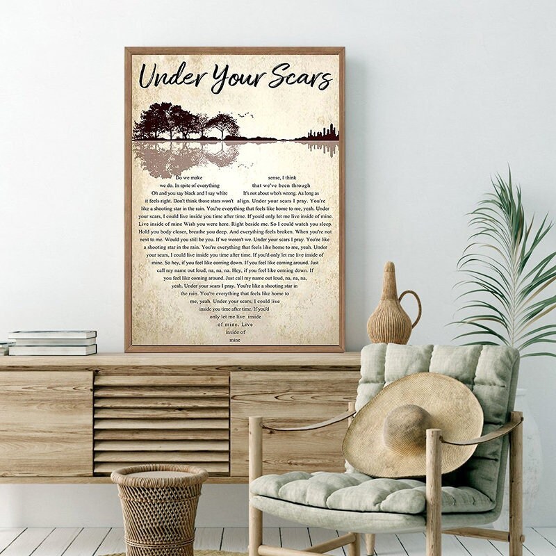 Digital Prints Prints Art & Collectibles Godsmack Under Your Scars