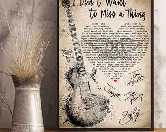 aerosmith i don t want to miss a thing lyrics