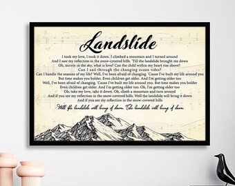 Fleetwood Mac Lyric Etsy