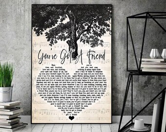 Carole King Lyrics Etsy