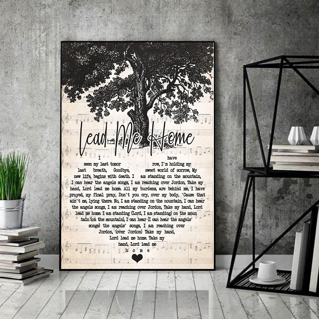 Shallow Vintage Script Song Lyric Quote Print 