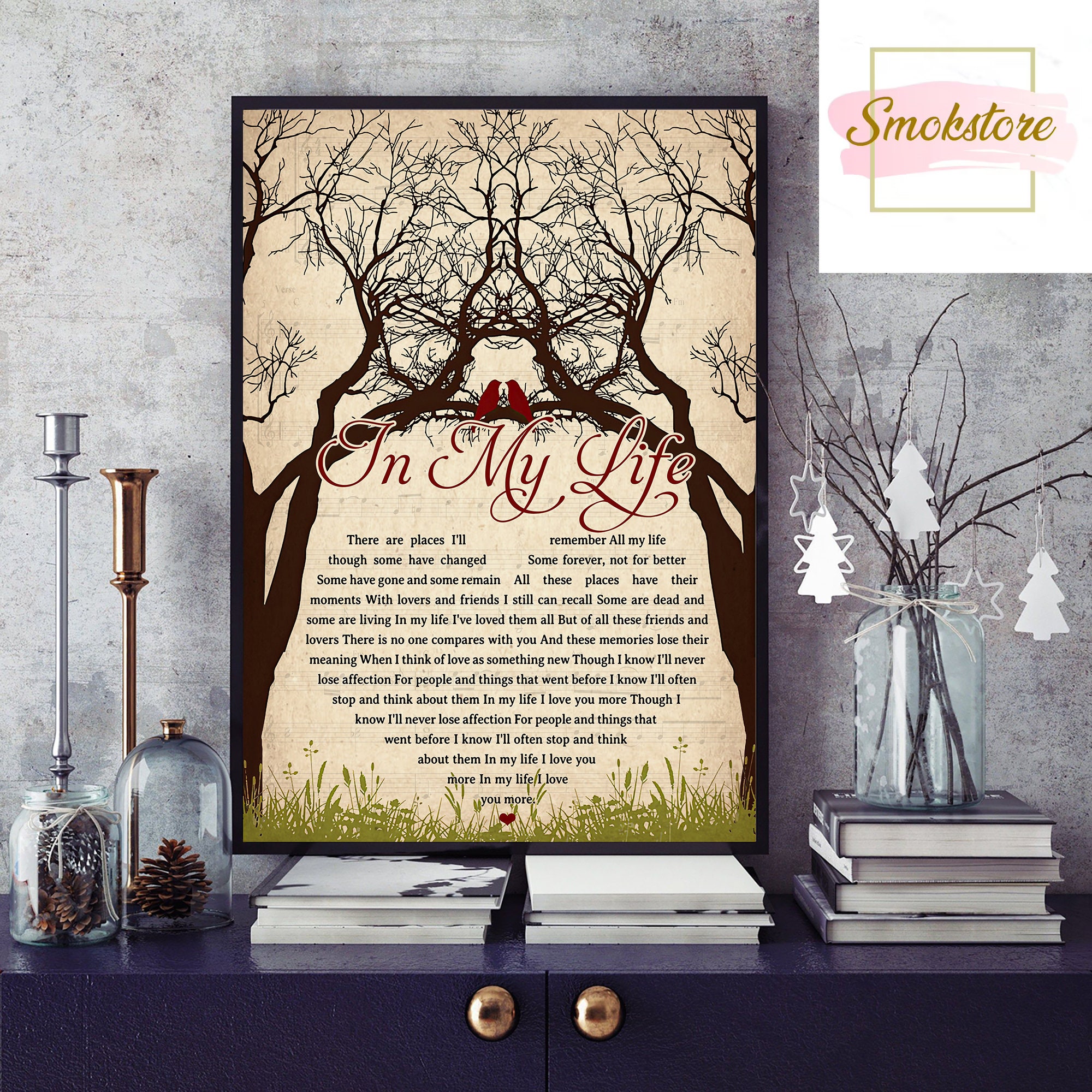 Music & Movie Posters Art & Collectibles The Beatles Art In My Life