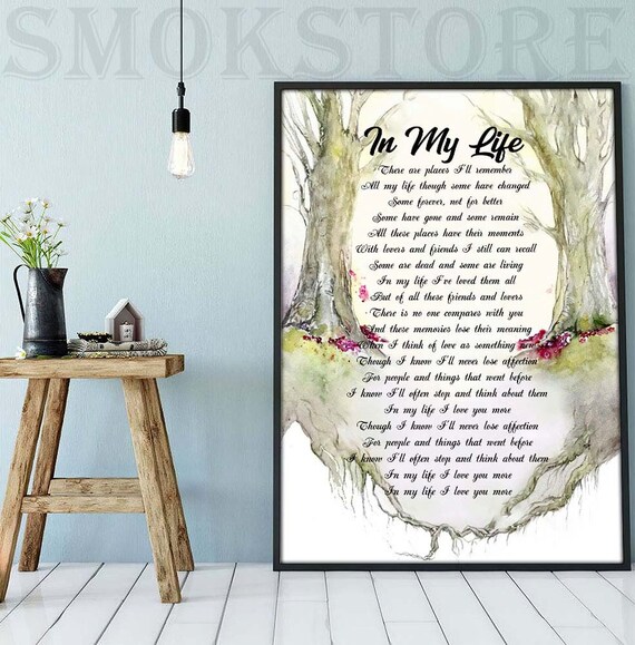 Music & Movie Posters Art & Collectibles The Beatles Art In My Life