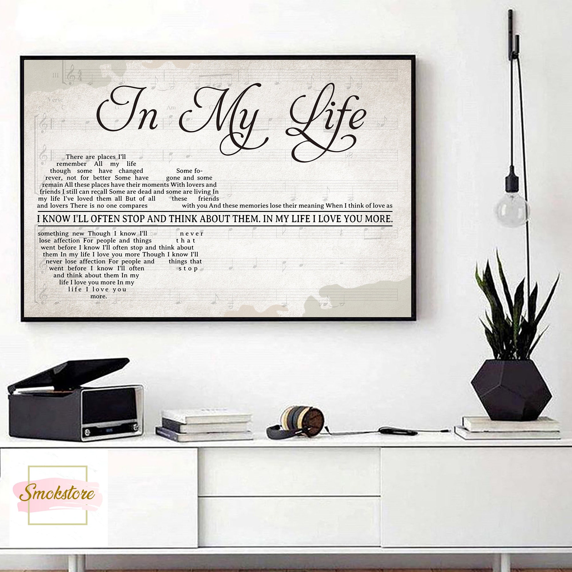 Music & Movie Posters Art & Collectibles The Beatles Art In My Life