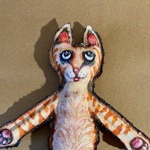 Tiger Katze Zierpuppe