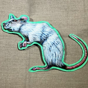 White Rat Stuffed Toy