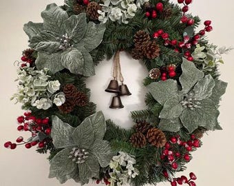 Kunstmatige kerstkrans 24 inch