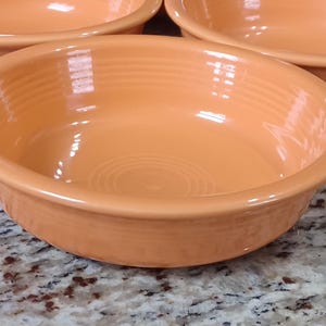 Fiestaware Tangerine Cereal/Soup Bowl Retired Color Homer Laughlin