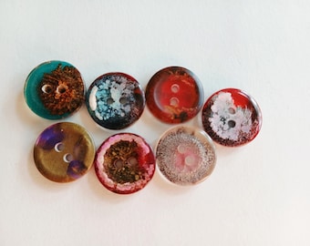 Nebula Handmade 5/8th Inch Made to Order Sewing Buttons