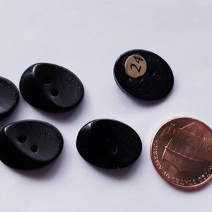 Vintage Dark and Natural Sewing Buttons Variety of Sizes image 5