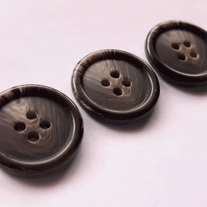 Vintage Dark and Natural Sewing Buttons Variety of Sizes Dark Natural ABO