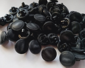 25 botones redondos grises para coser de 19 mm EBY