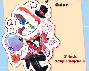 Digital  Circus Caine keychain