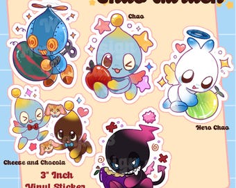 Chao Gardens stickers