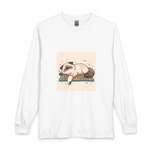 Ctrl + Alt + Catnap - Ragdoll Cat Long Sleeve Shirt | Funny Cat Lover Gift | Cute Kitty Tee