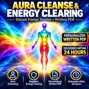 Distant Energy Healing to Cleanse, Repair and Strengthen Your Aura and Negative Energy Removal