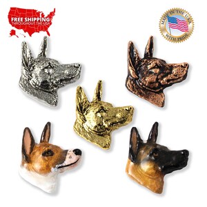 Creative Pewter Designs Basenji Hunting Dog Pewter Lapel Pin or Magnet D018
