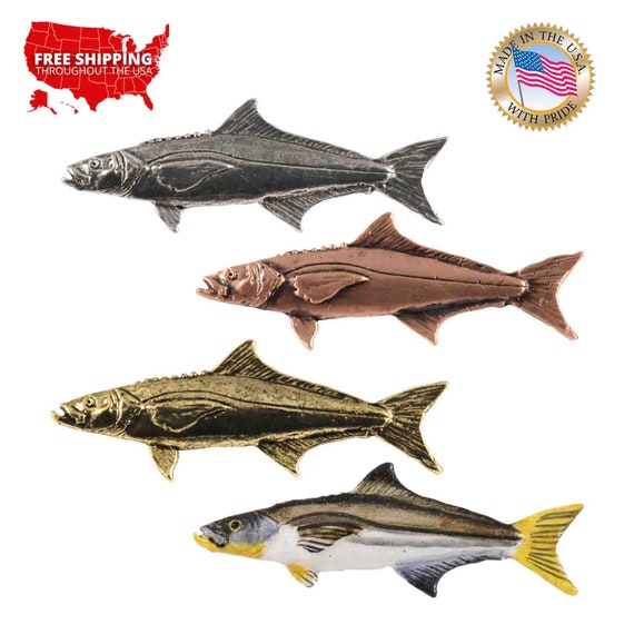 Brooch Jewelry Cobia Fish Pewter S029 Lapel Pin