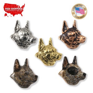 Creative Pewter Designs Australian Cattle Dog Pewter Lapel Pin or Magnet D014