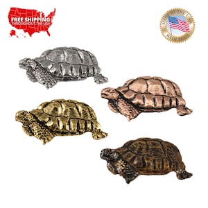 Tortoise Pin, Pewter, Tortoise, Reptile, Shell, Desert, Grassland, Forests, Lapel, Pins, Brooch, Jewelry, Gift, Handmade in the USA. A149Z
