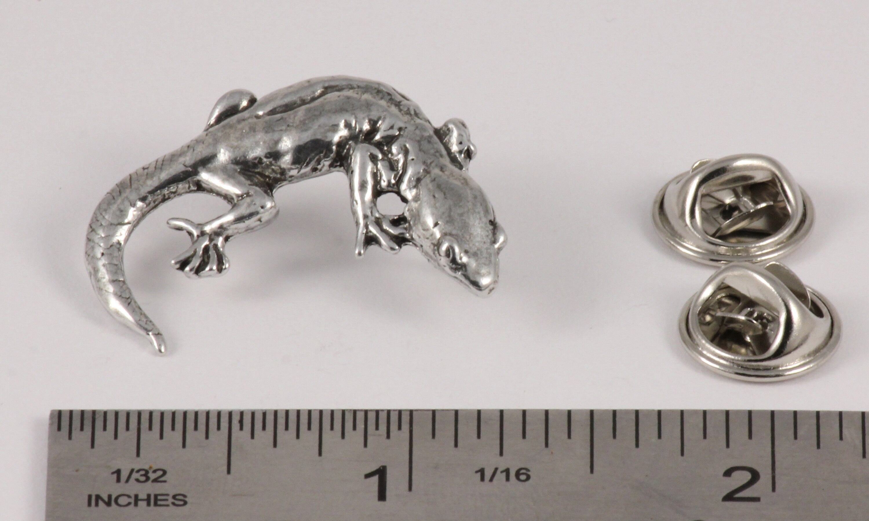 Creative Pewter Designs Gecko Lizards Reptile Pewter Lapel Pin | Etsy