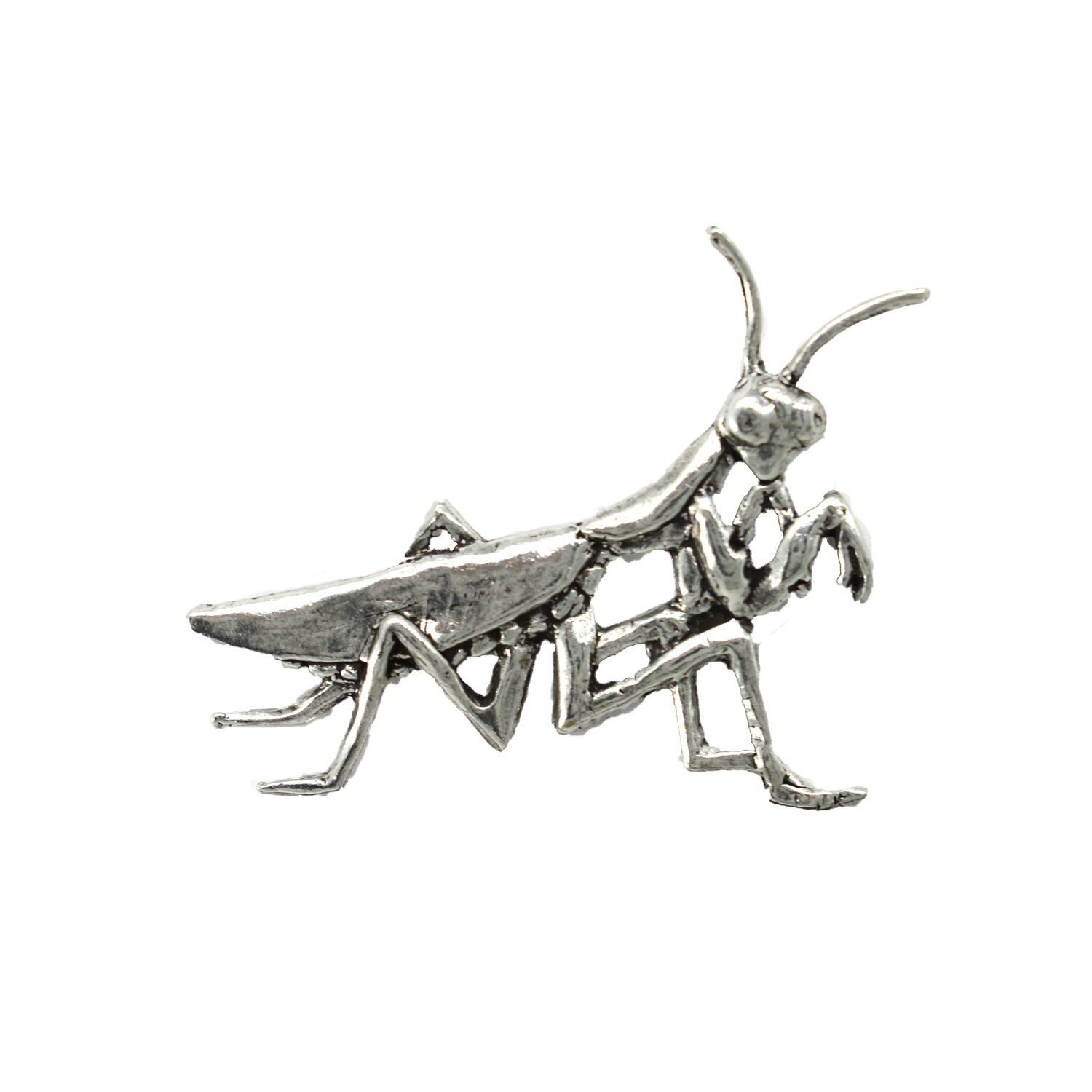 Praying mantis brooch hot sale