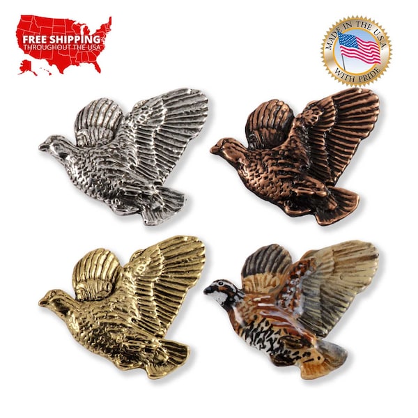 Quail Pin Etsy