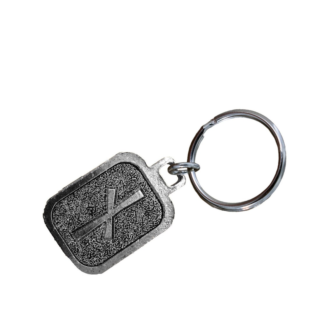 Naudhiz キーチェーン、L050KC、1 1/4 インチ、ノルウェーのルーン文字