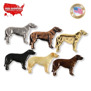 D114 Jewelry Labrador with Duck Dog Pewter Lapel Pin Brooch D114 Jewelry Labrador with Duck Dog Pewter Lapel Pin Brooch
