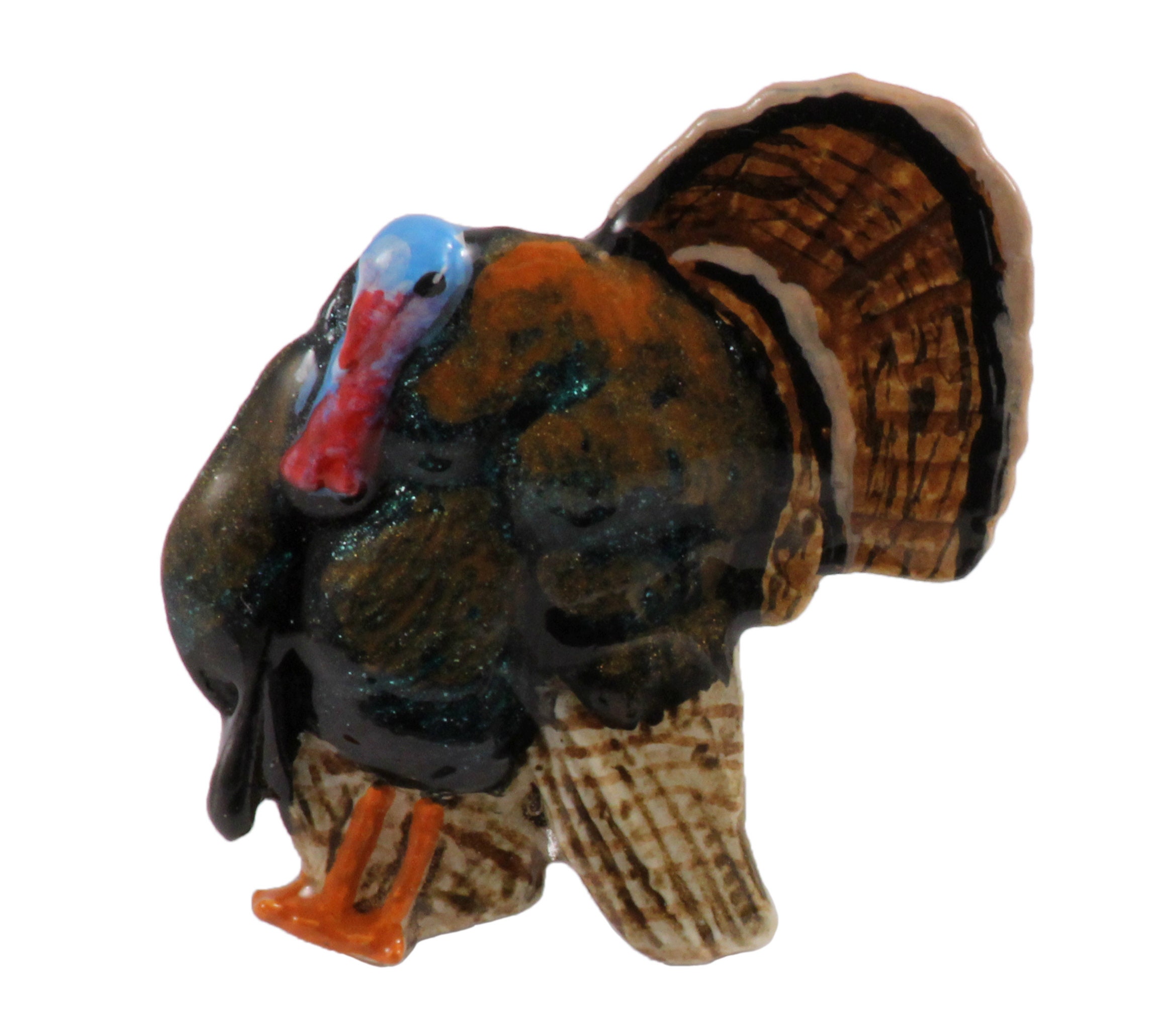 Creative Pewter Designs Wild Turkey Strutting Large Bird Pewter