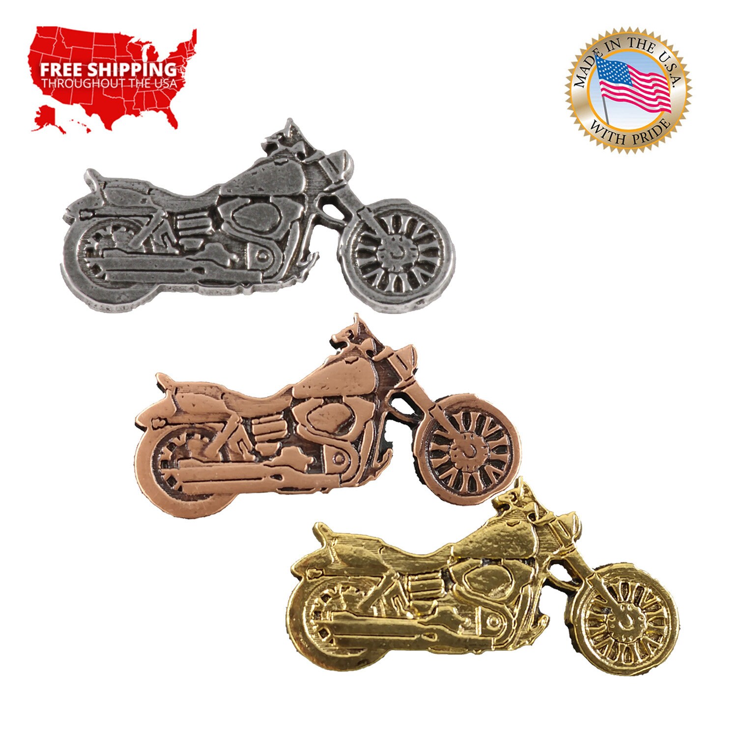thumbnail image 2 of Molon Labe Bike / Motorcycle Hat Cap Lapel Pin - Circular Standard Size .50 Enamel 2 of 5