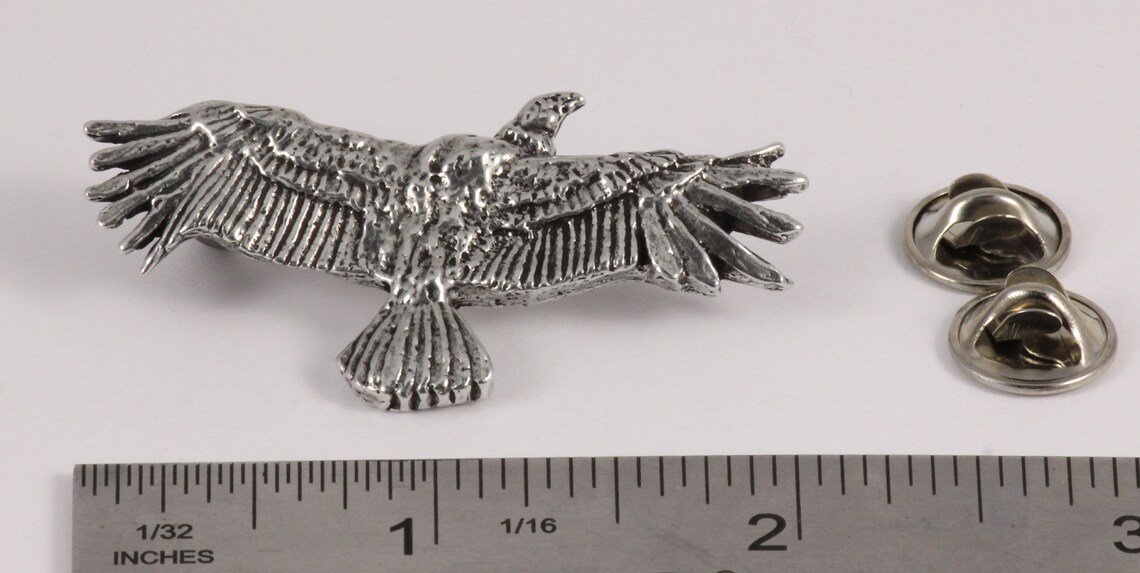 Creative Pewter Designs California Condor Bird Pewter Lapel Pin Brooch ...