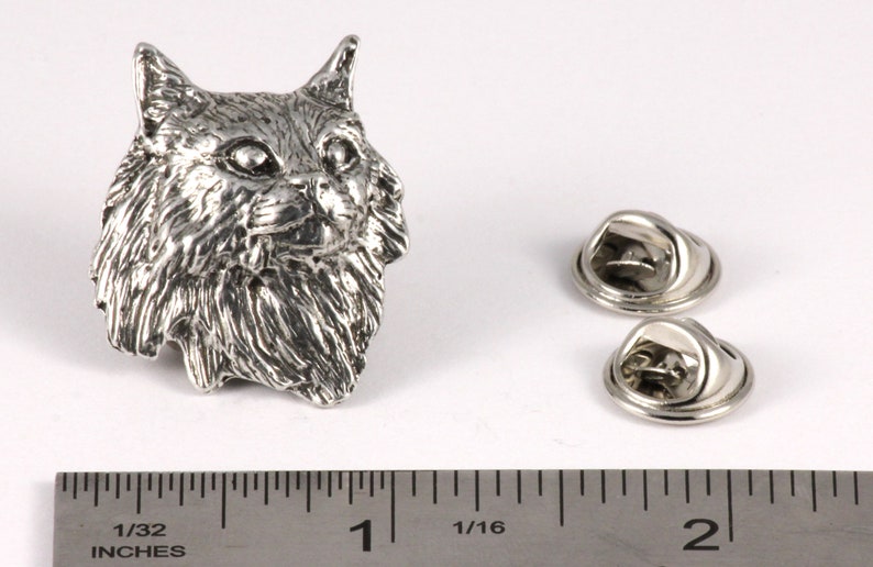 Creative Pewter Designs Maine Coon Cat Pewter Lapel Pin - Etsy