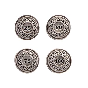 Clay Target 25, 50, 75, 100 Award Pin, Skeet, Clay Pigeon, Club, Award, Prize, Contest, Lapel, Handmade in the USA A096