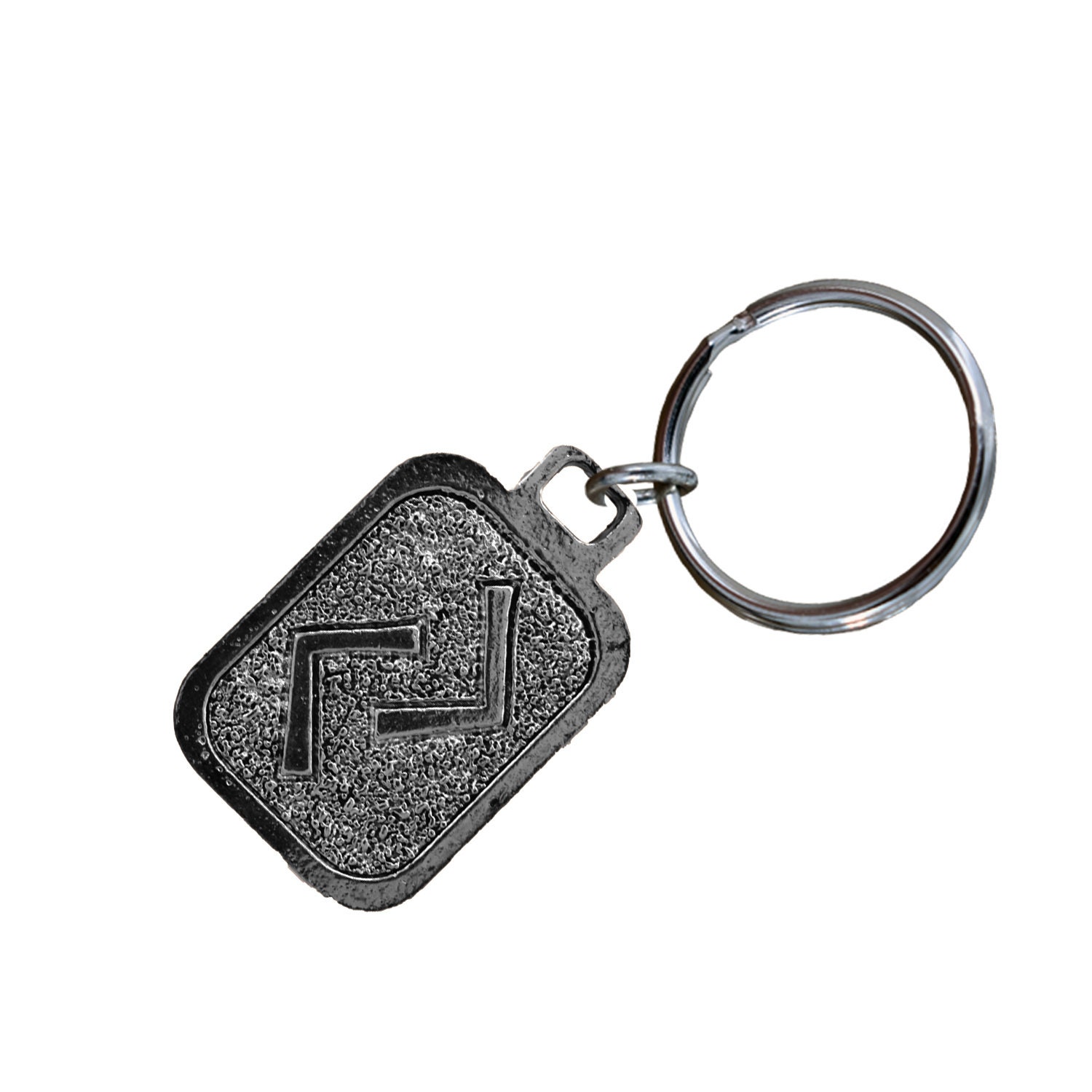 Jera Keychain, L059KC, 1 1/4 Inch, Norse Runes, Viking, Harvest