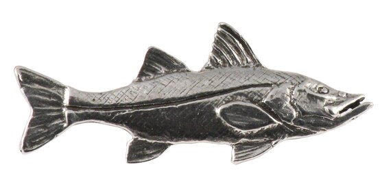 Broche étain Coq Pêcheur - Aimant Frigo Ou Revers - Fabriqué Aux USA - Neuf Avec étiquette