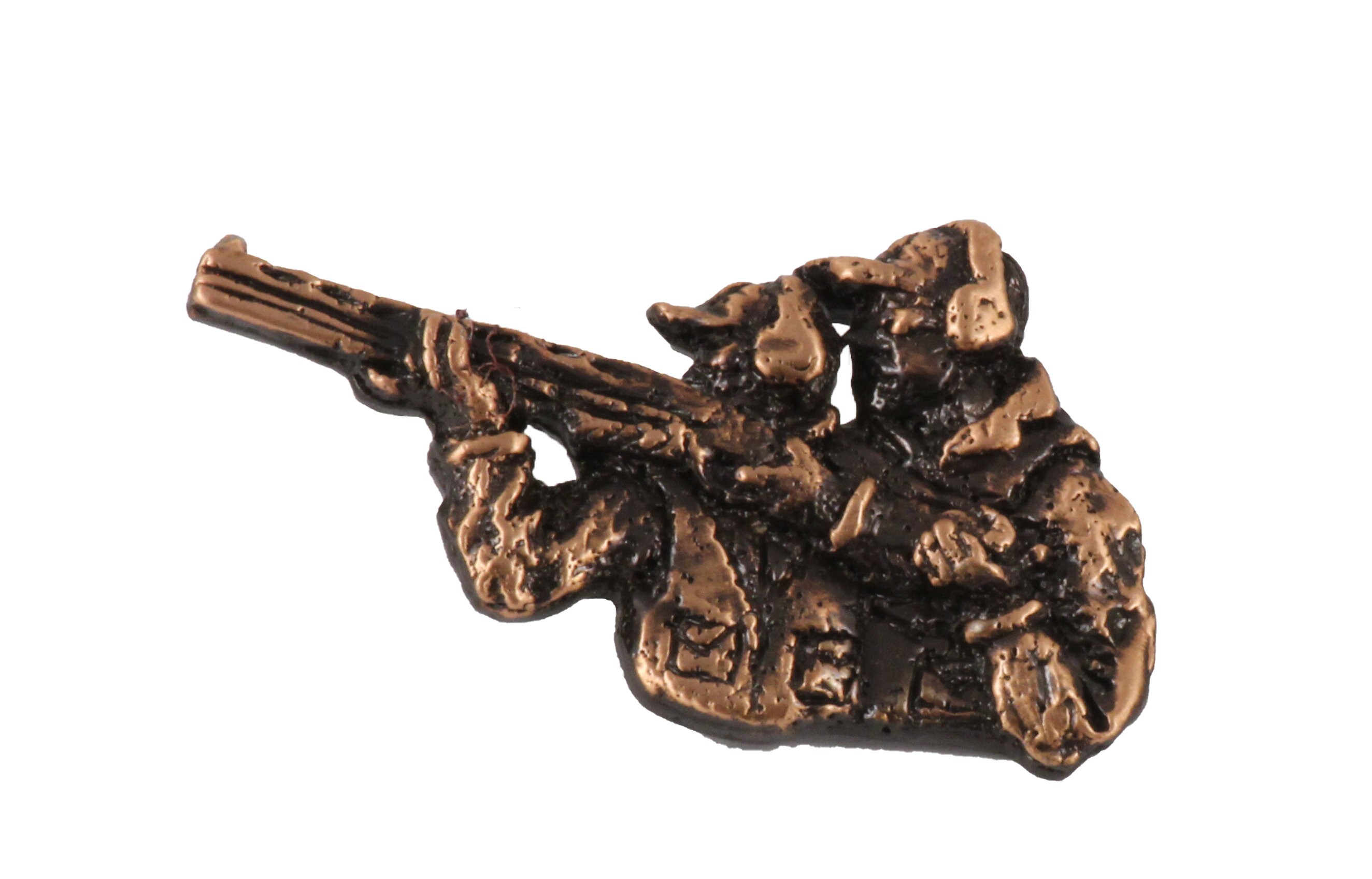 18K Gold Plated Townsend's Big - Eared Bat Enamel Pin