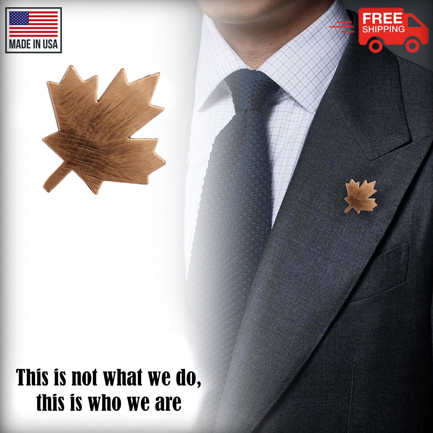 Canadian Maple Leaf Pin, Pewter, Canada, Maple, Leaf, Lapel Canadian Maple Leaf Pin, Pewter, Canada, Maple, Leaf, Lapel