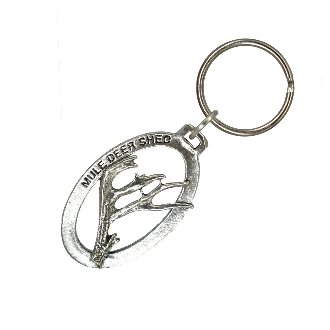 Mule Deer Antler Keychain, M012KC, 2 Inches, Muley, Shed, Buck, Hunting ...