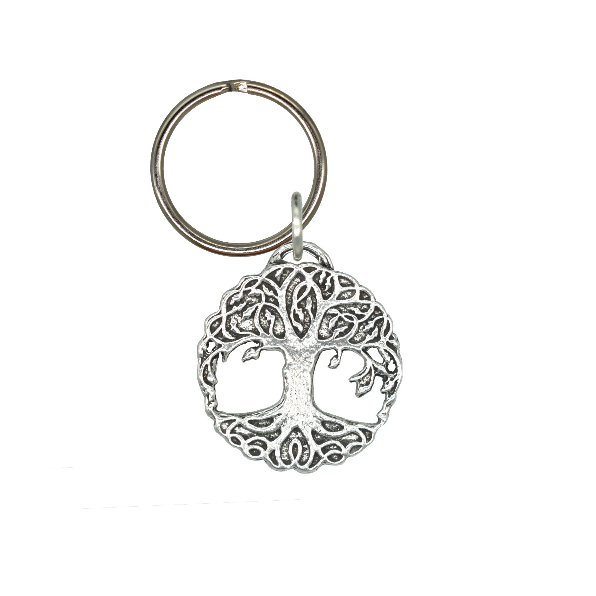 Viking Tree of Life Keychain, G120KC, Yggdrasil, World Tree, 1 1/4