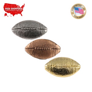 Football Pin, Pewter, Foot, Ball, Sports, Field, Leather, Lapel, Hat, Pins, Brooch, Brooches, Jewelry, Gift, Handmade in the USA. A518Z