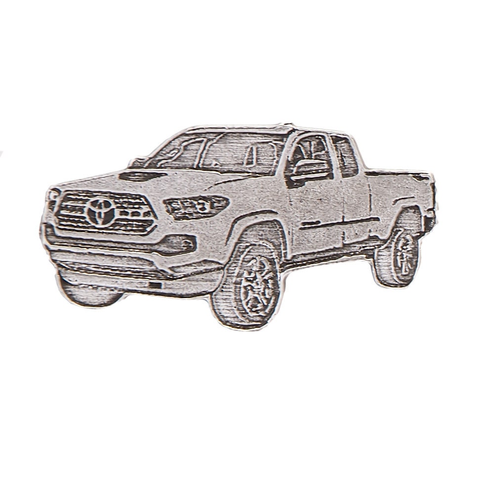 Tacoma Truck Pin, Pewter, Tacoma, Truck, Outdoors, Off-Roading, 4x4, Lapel, Hat, Pins, Brooch, Jewelry, Gift, Handmade in the USA. A240Z