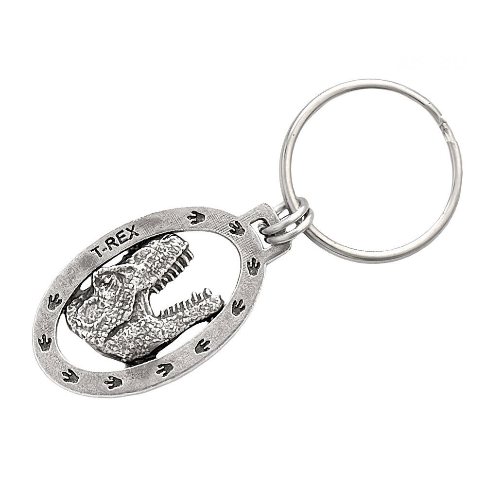 T-rex Head Keychain, A181KC, 2 Inches, Dinosaur, Prehistoric