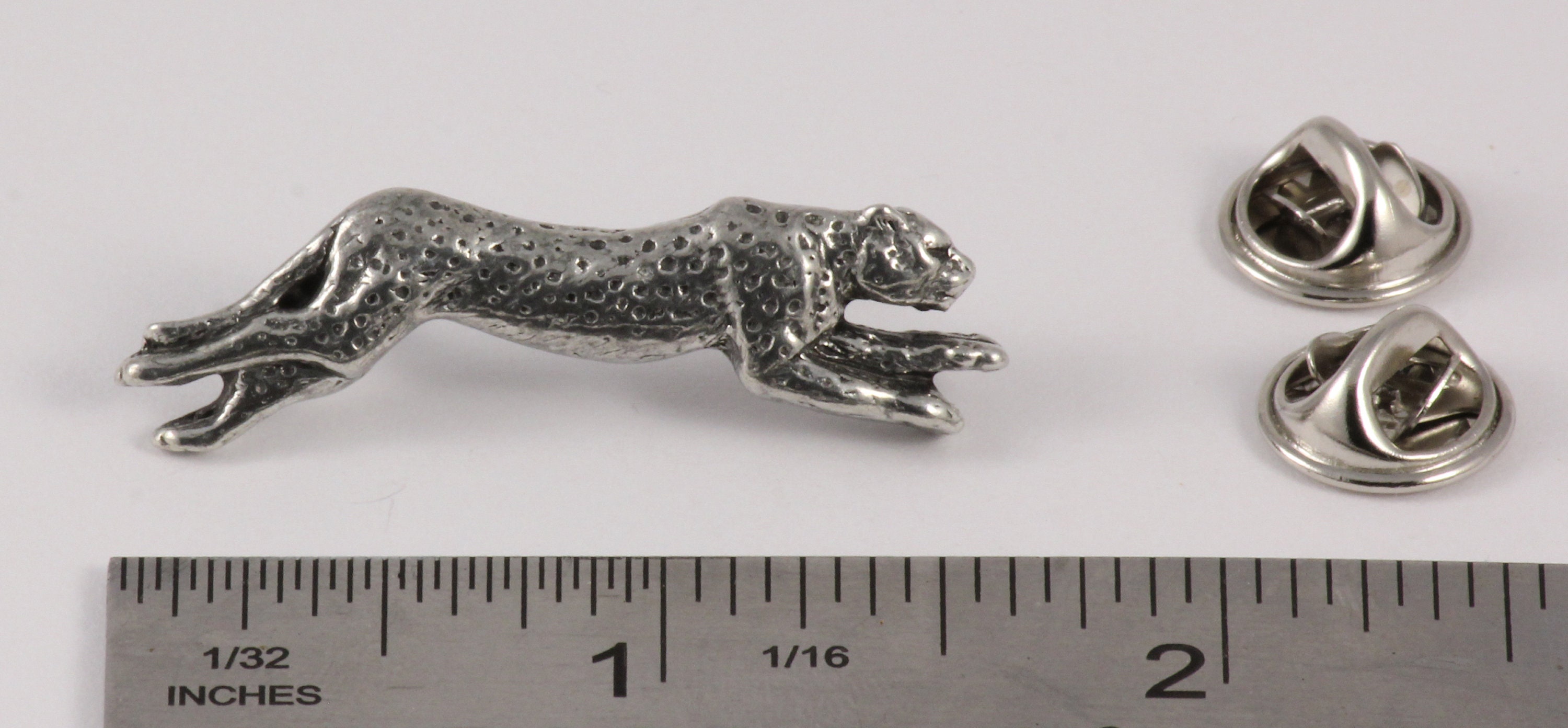 Creative Pewter Designs Cheetah Full Body Pewter Lapel Pin or | Etsy