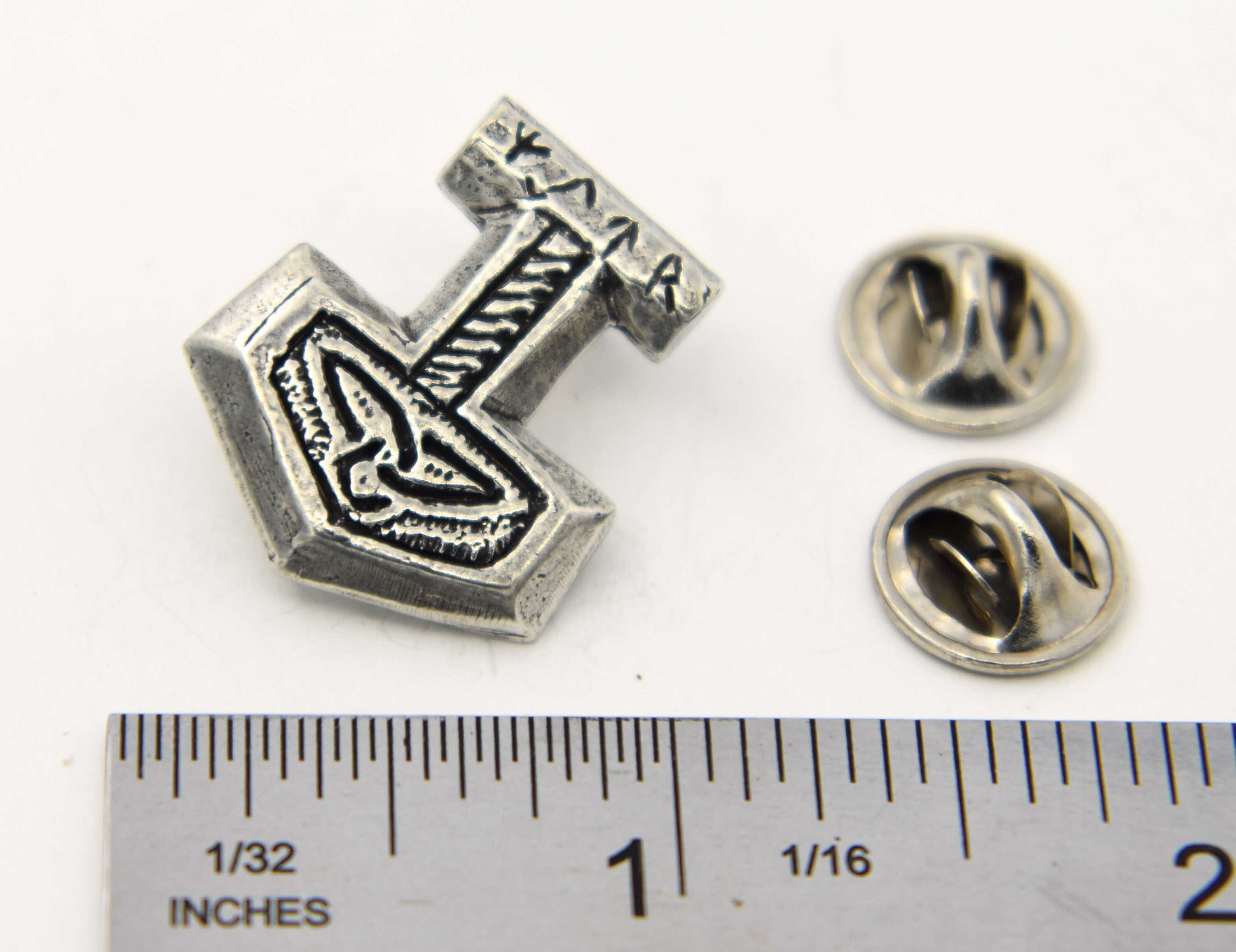 Thor Pin Thor's Hammer Pin, Thor, Nordic, Norse, Viking, Gothic, Pins, Medieval ...