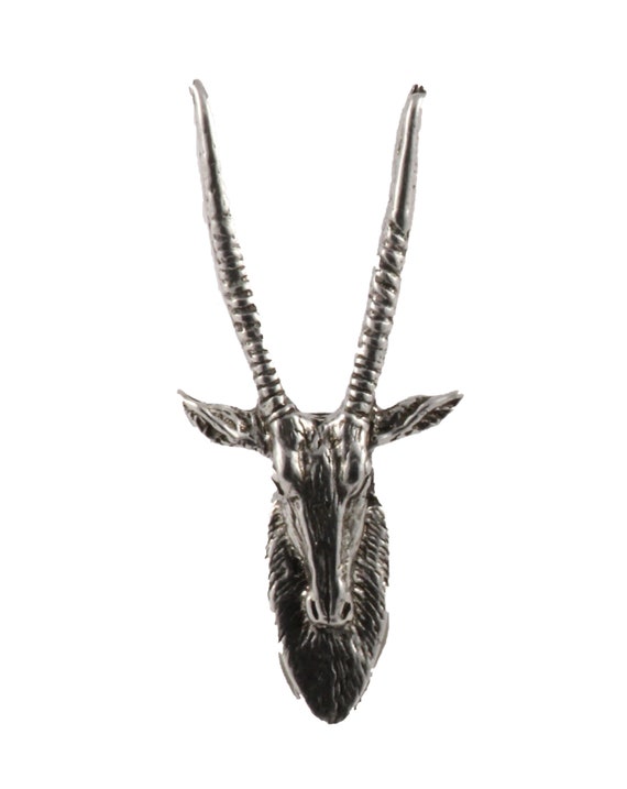 Gemsbuck Head Pin, Fridge Magnet, South African Oryx, M111, 1.5