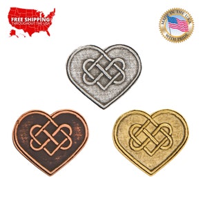 Heart with Celtic Knot Pin, Pewter, Heart, Celtic Knot, Love, Valentines Day, Lapel, Pins, Brooch, Jewelry, Gift, Handmade in the USA. A106Z