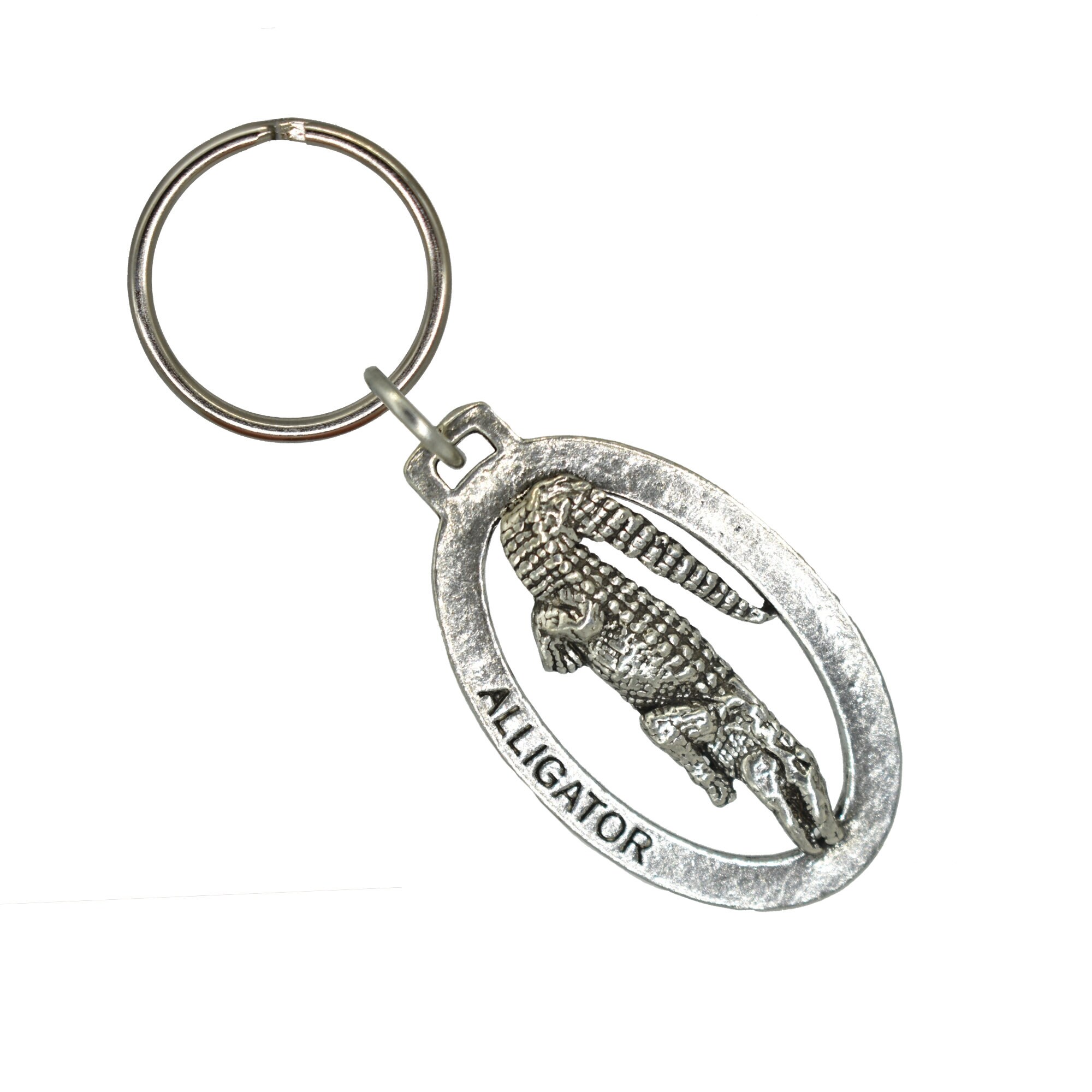 Alligator Keychain, A070KC, 2 Inches, Gator, Swamp, Reptile