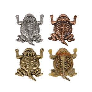 Horny Toad Pin, Short-Kröte, Zinn, Eidechse, Reptil, Kröte, Anstecknadel, Hut, Pins, Brosche, Schmuck, Geschenk, Handmade in the USA. A061Z